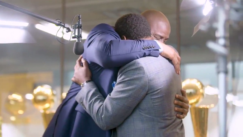 Magic Johnson, right, and Isiah Thomas (nba.tv)